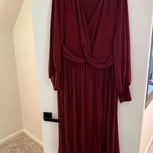 Elloquii Red Women's Dress